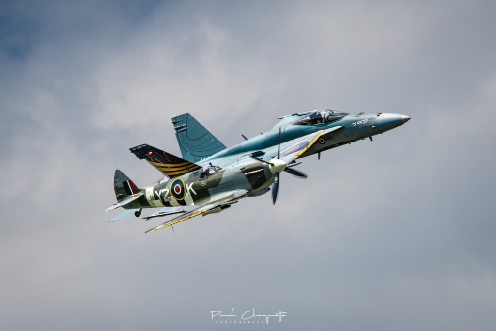 Chris Hadfield Spitfire vs. CF18