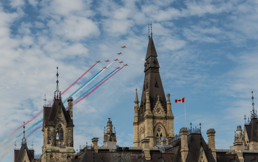 Red Arrows of Canadian Parliament